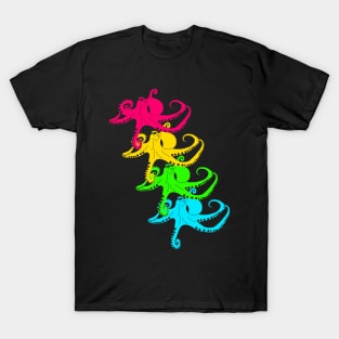 Octopus (Cephalopoda) rainbow T-Shirt